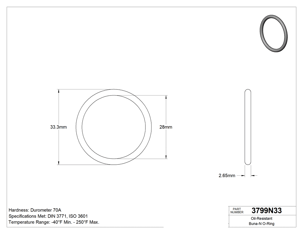 Technical drawing - 3799N33